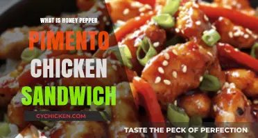 Honey Pepper Pimento Chicken Sandwich: A Sweet & Spicy Delight