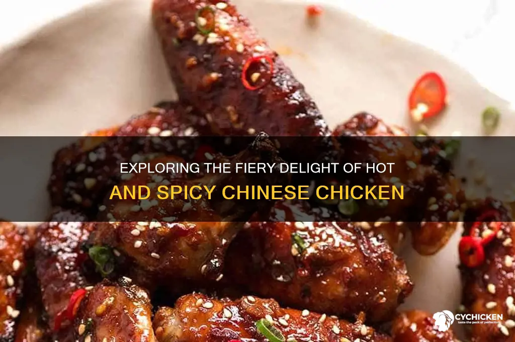 what is hot and spicy chicken chinese