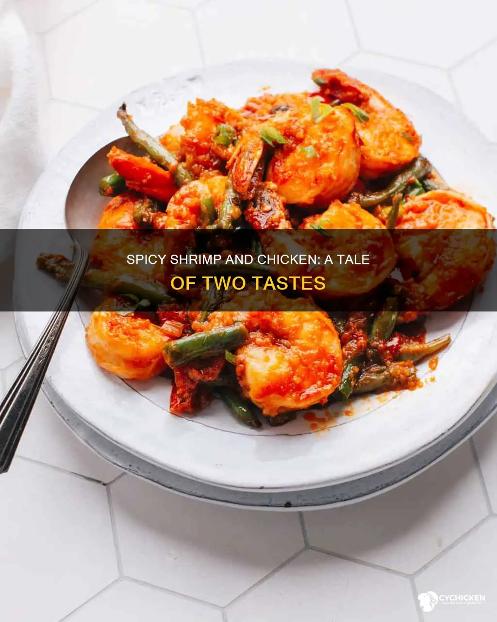 what is hot and spicy two taste shrimp and chicken