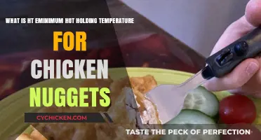 Safe Chicken Nugget Serving: Minimum Hot Holding Temperature Explained