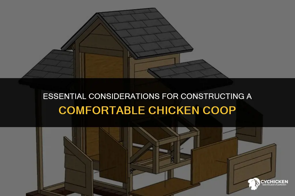 what is important when building a chicken coop