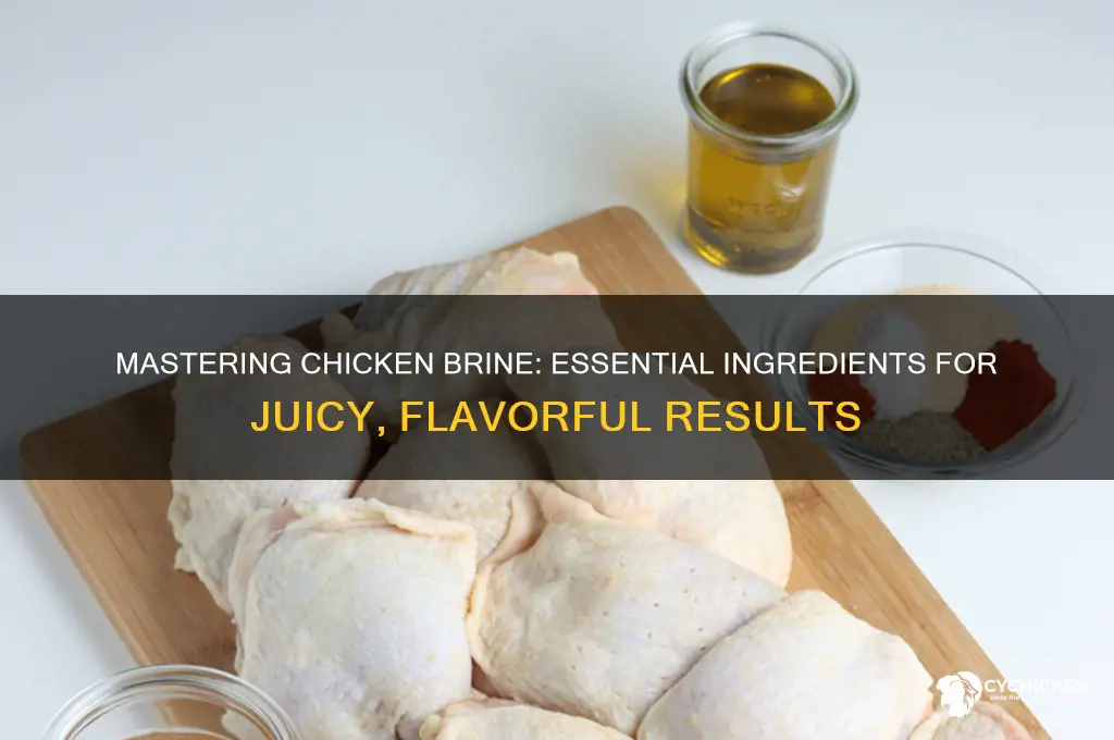 what is in a brine for chicken