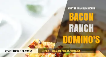Domino's Cali Chicken Bacon Ranch Pizza: What's in it?