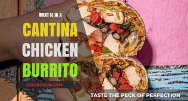 Unveiling the Delicious Ingredients Inside a Cantina Chicken Burrito