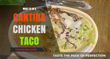 Discover the Delicious Ingredients in a Cantina Chicken Taco