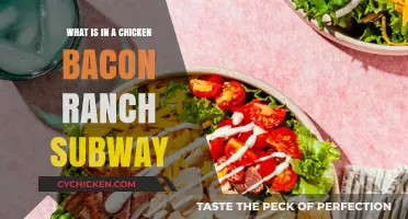 Exploring the Chicken Bacon Ranch Subway: Ingredients and Flavors Revealed