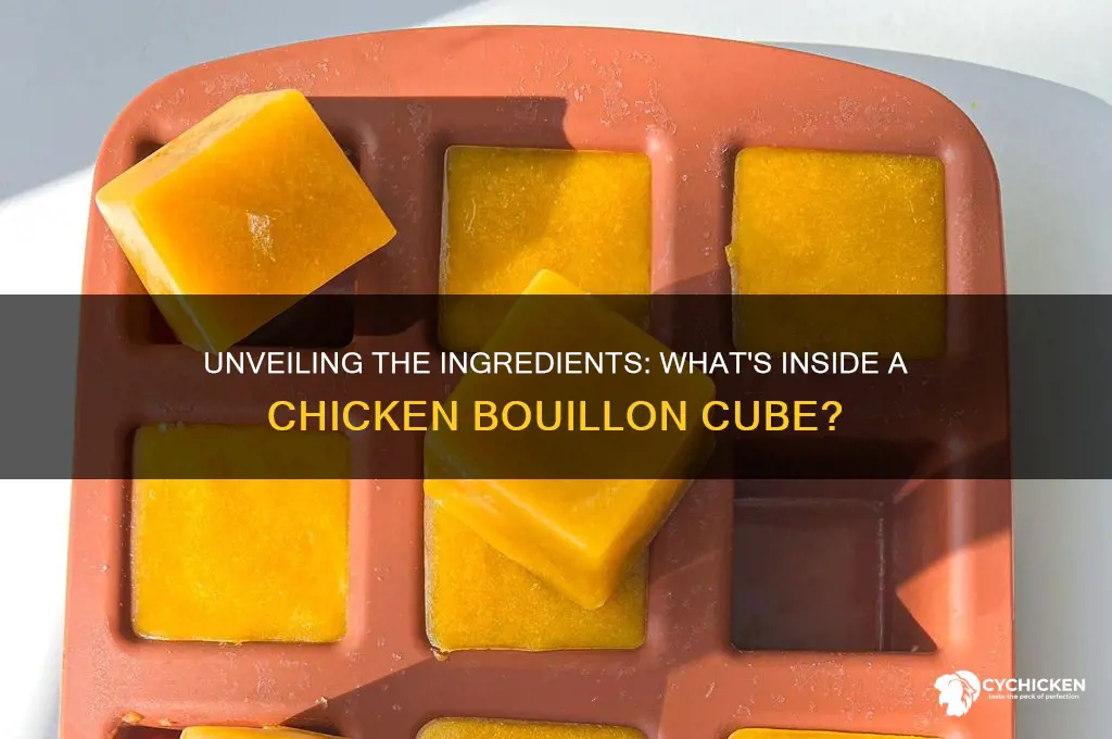 what is in a chicken bouillon cube
