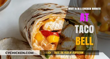 Chicken Burrito Ingredients at Taco Bell