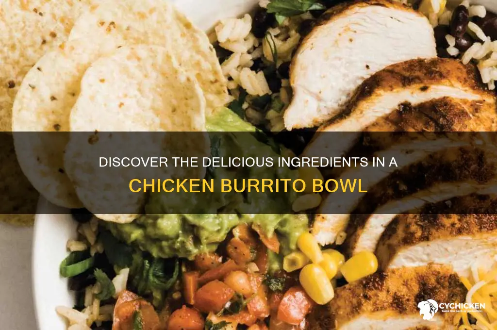 what is in a chicken burrito bowl