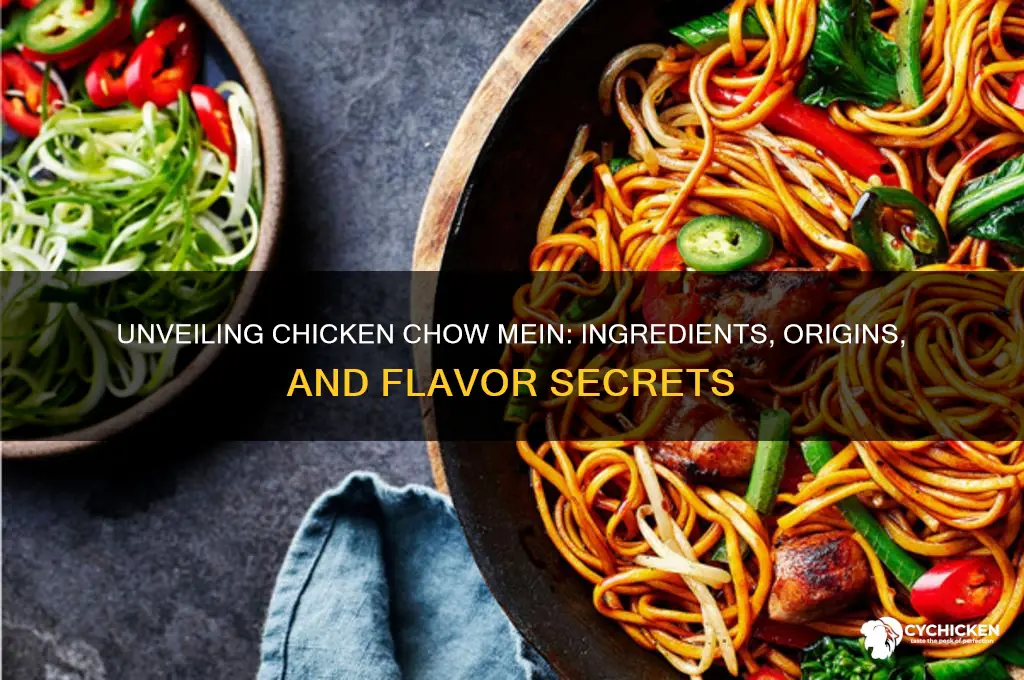 what is in a chicken chow mein