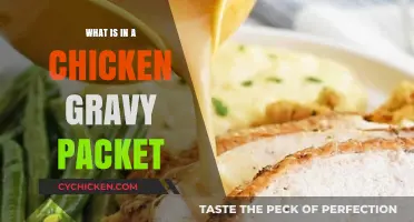 Unveiling the Ingredients: What's Inside a Chicken Gravy Packet?