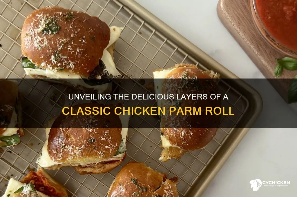 what is in a chicken parm roll