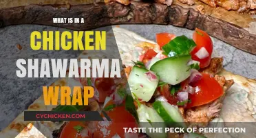 Discover the Delicious Ingredients Inside a Chicken Shawarma Wrap