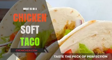 Discover the Delicious Fillings Inside a Chicken Soft Taco