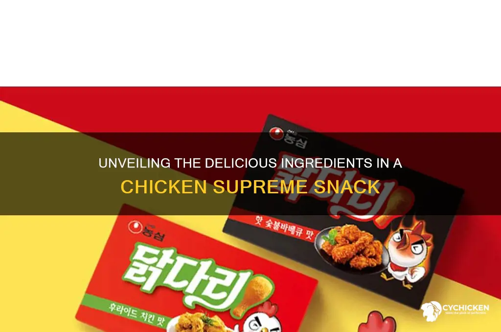 what is in a chicken supreme snack