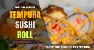 Exploring the Crispy Delight: Ingredients in a Chicken Tempura Sushi Roll