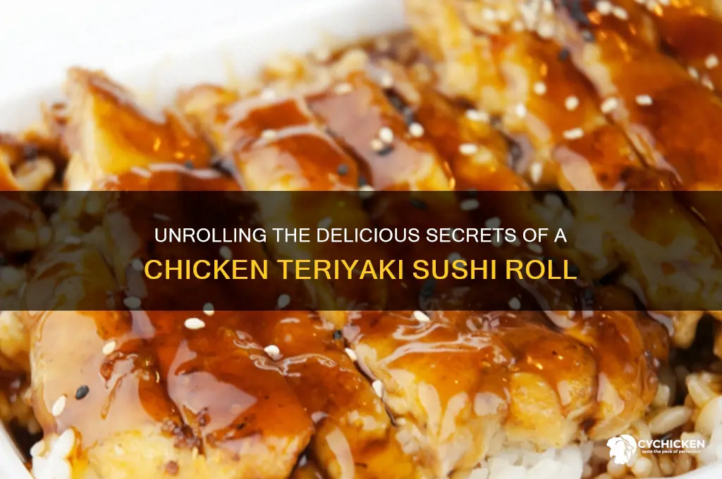 what is in a chicken teriyaki roll
