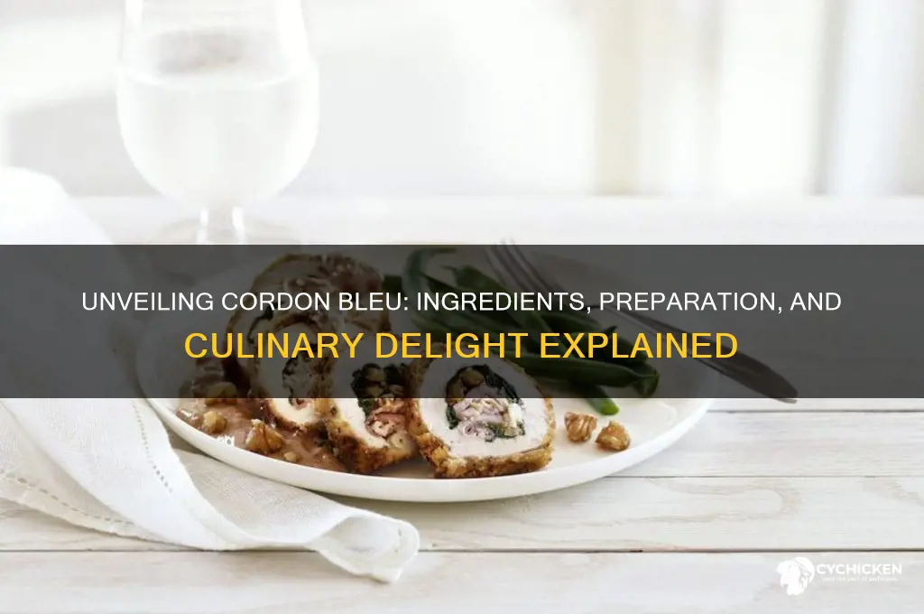 what is in a cordon bleu chicken