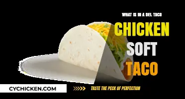 Del Taco's Chicken Soft Taco: What's Inside?
