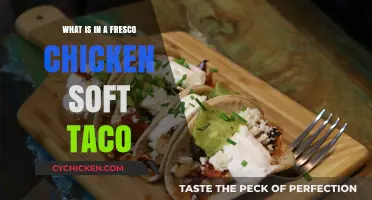 Exploring the Ingredients in a Fresco Chicken Soft Taco