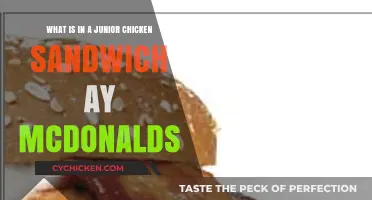 Unveiling McDonald's Junior Chicken Sandwich: Ingredients and Flavor Breakdown