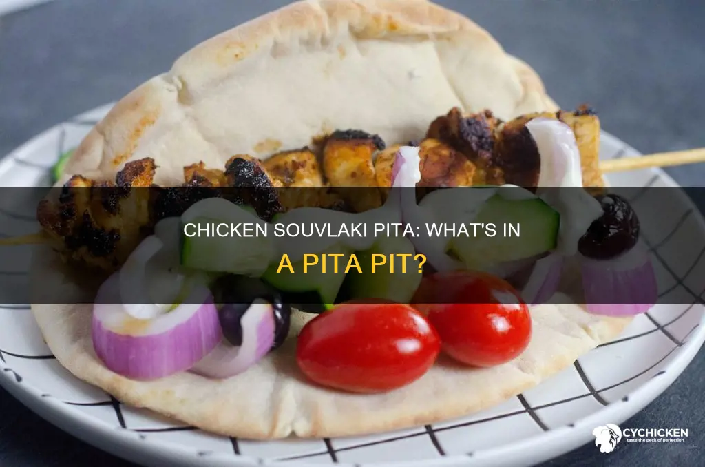 what is in a pita pit chicken souvlaki pita