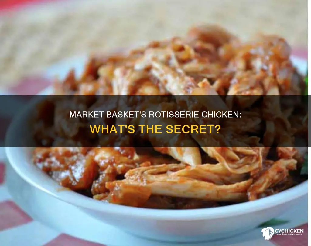 what is in a rottiserie chicken at market basket