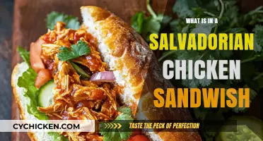 Discover the Delicious Ingredients in a Salvadoran Chicken Sandwich