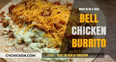 Taco Bell Chicken Burrito Ingredients: Unwrapping the Flavorful Filling