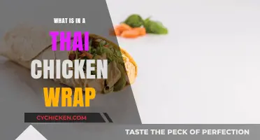 Discover the Delicious Ingredients in a Thai Chicken Wrap