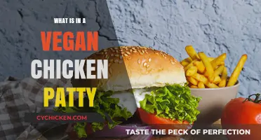 Unveiling the Ingredients: What's Inside a Vegan Chicken Patty?
