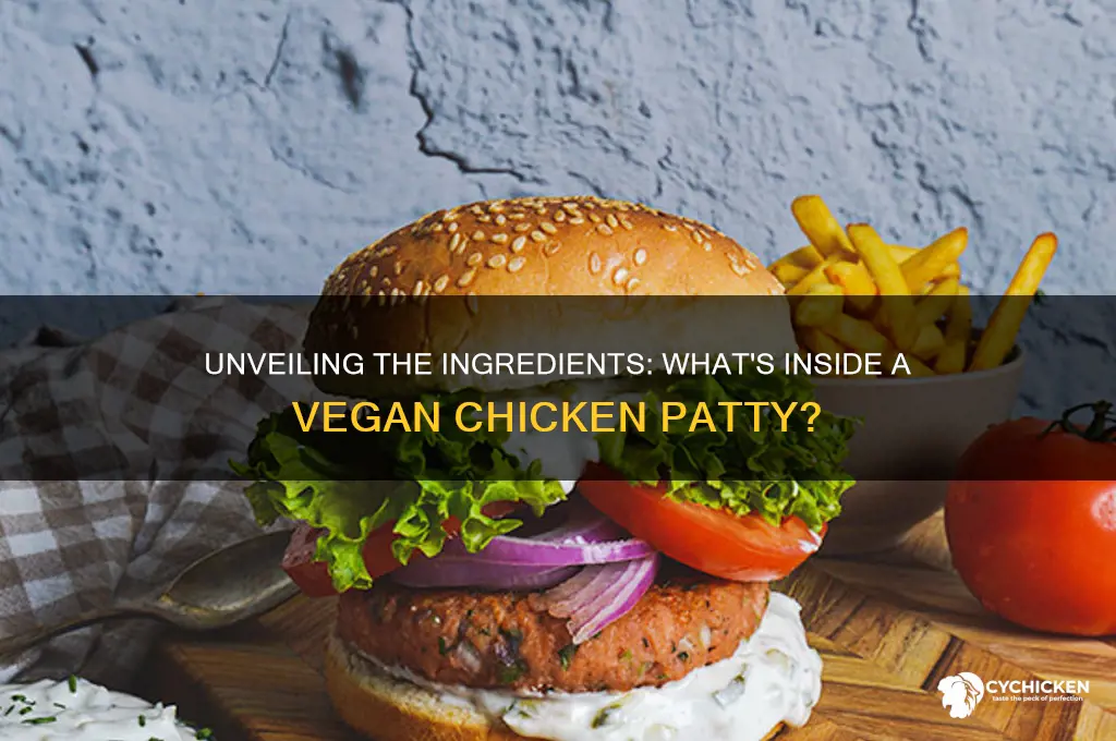 what is in a vegan chicken patty