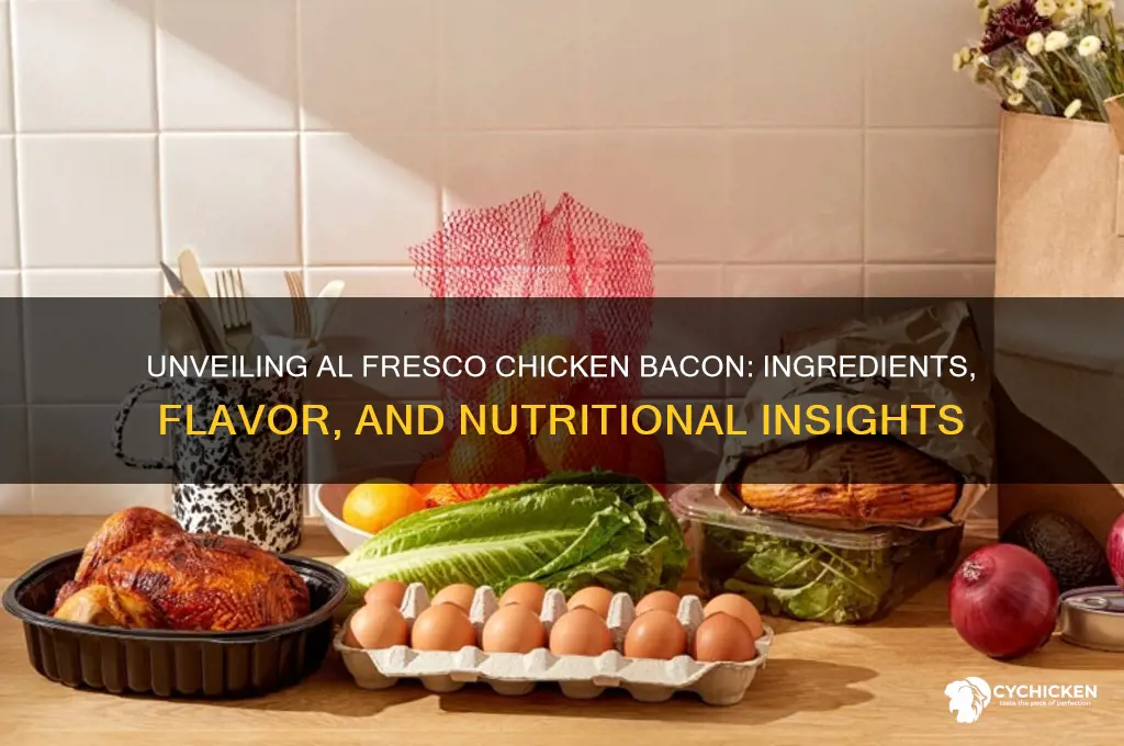 what is in al fresco chicken bacon