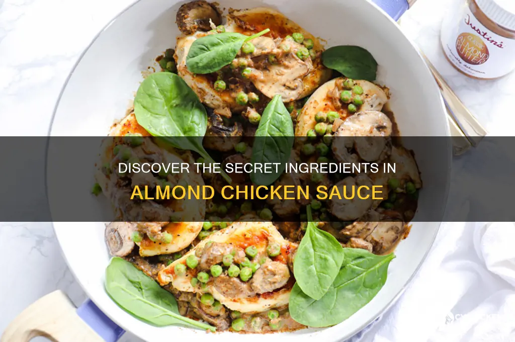 what is in almond chicken sauce
