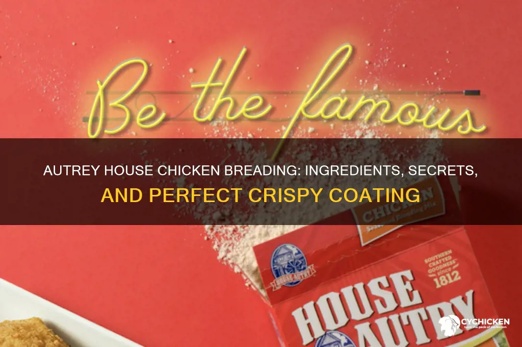 what is in autrey house chicken breading