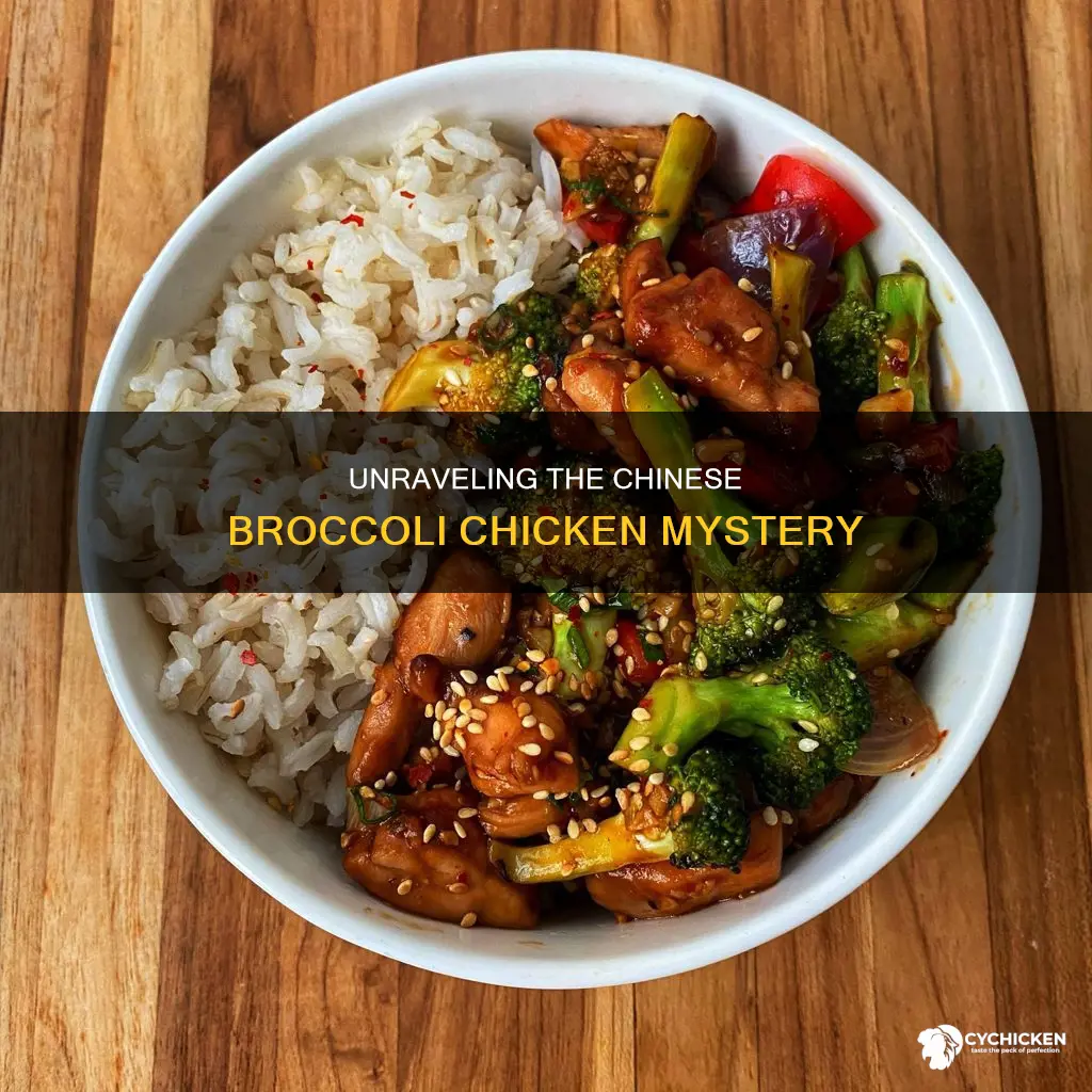 what is in broccoli chicken at a chinese restaurant