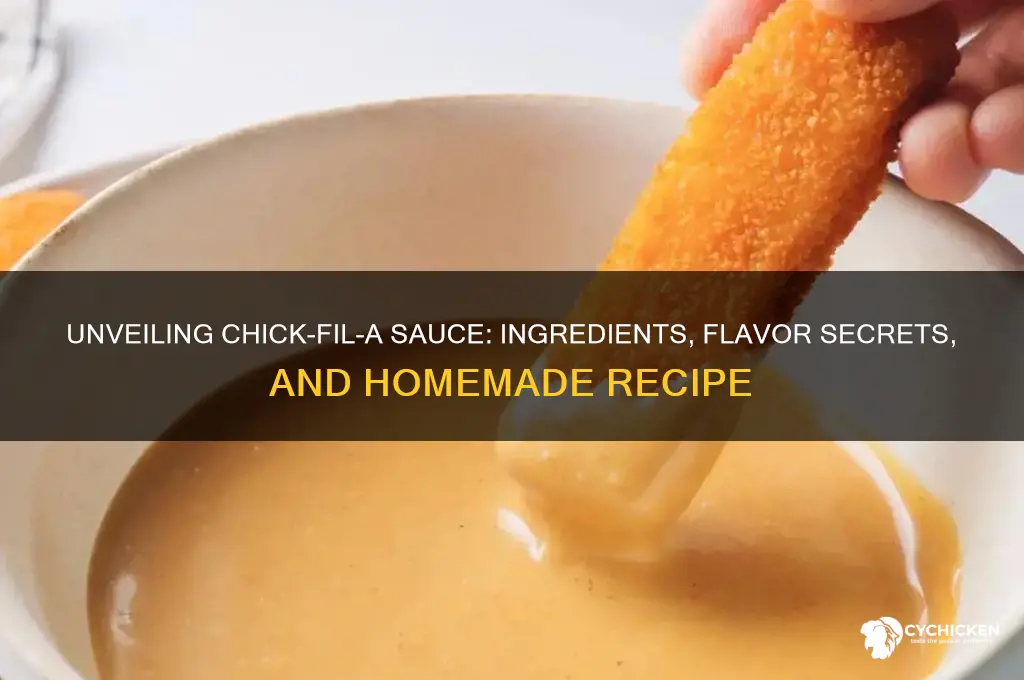 what is in chick fil a sauce