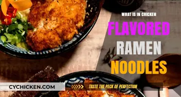 Unveiling the Ingredients in Chicken Flavored Ramen Noodles