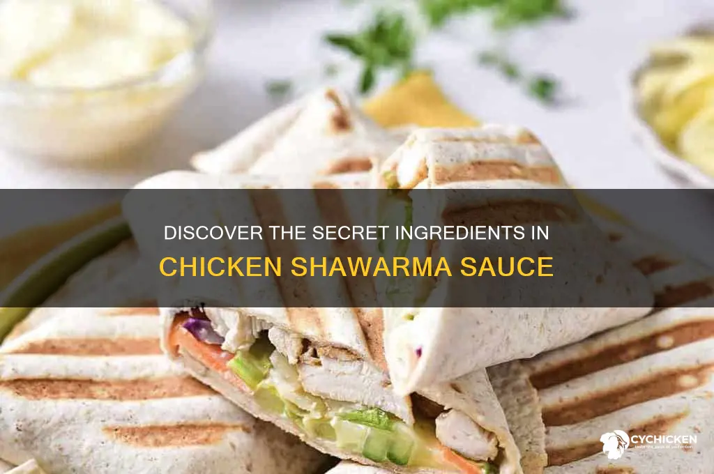 what is in chicken shawarma sauce
