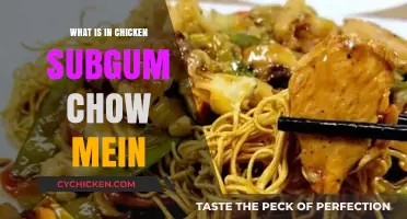 Exploring Chicken Subgum Chow Mein: Ingredients, Flavors, and Origins