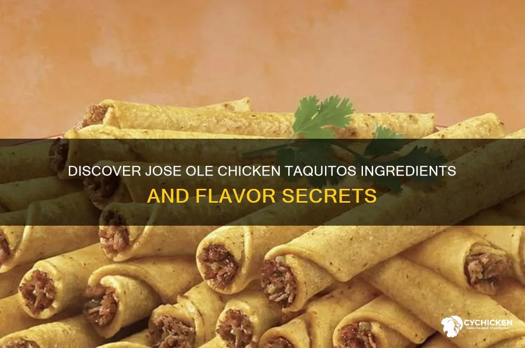 what is in chicken taquitos jose ole