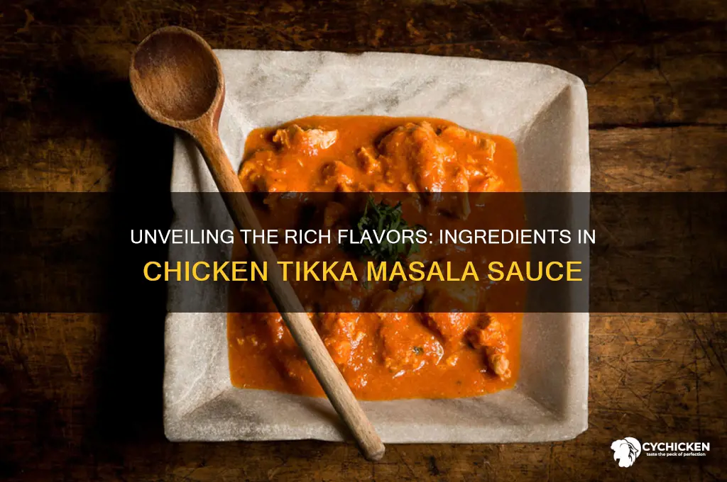 what is in chicken tikka masala sauce
