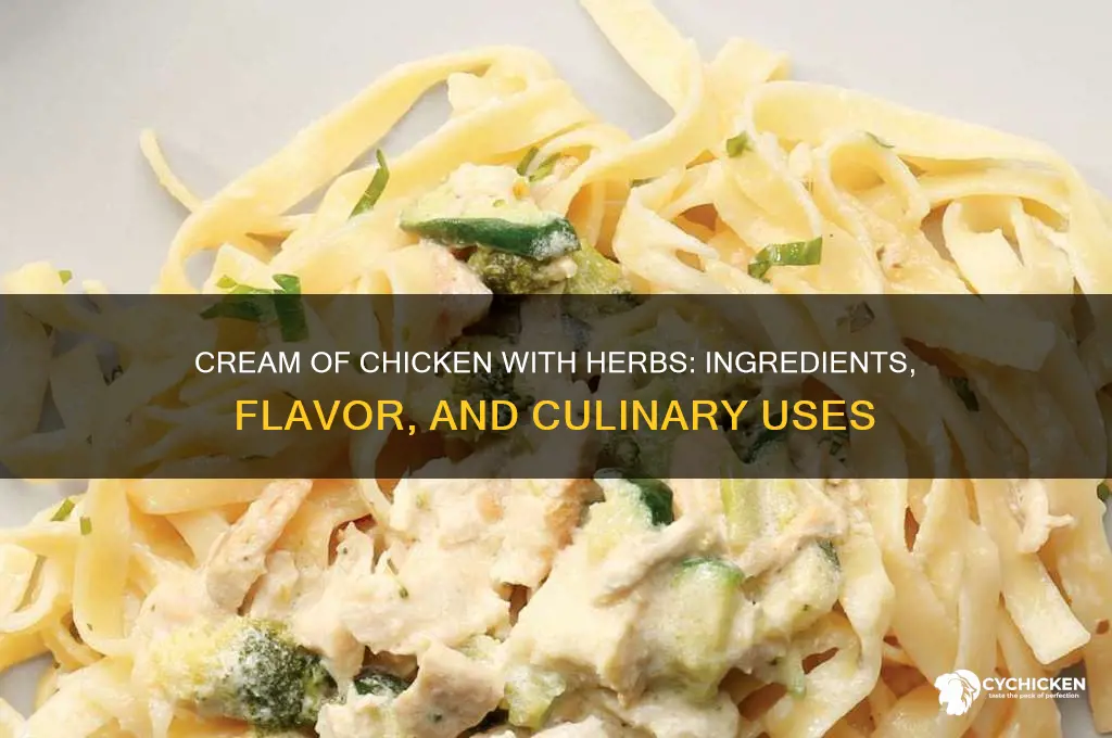 what is in cream of chicken with herbs