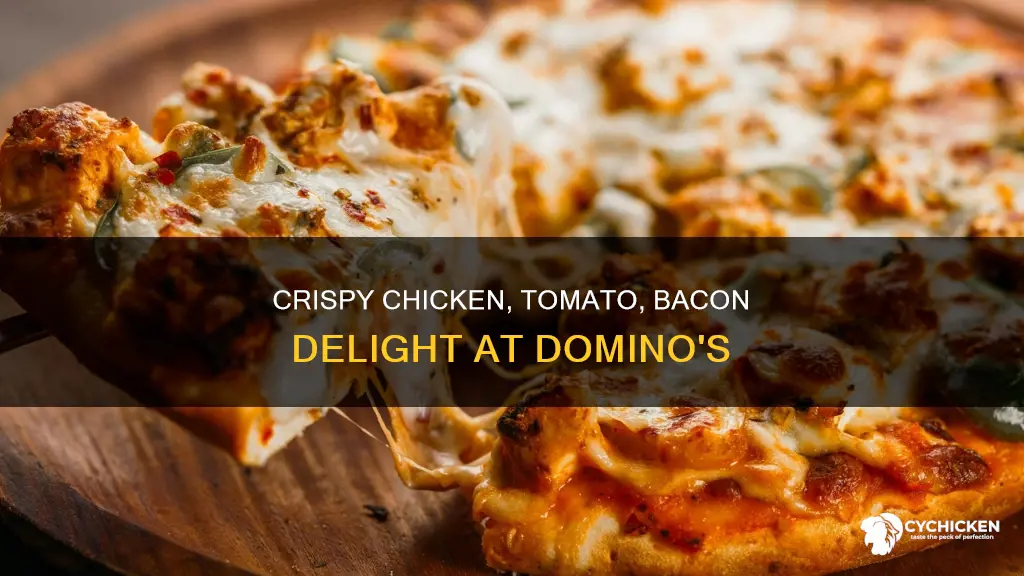 what is in crispy chicken tomato and bacon dominos