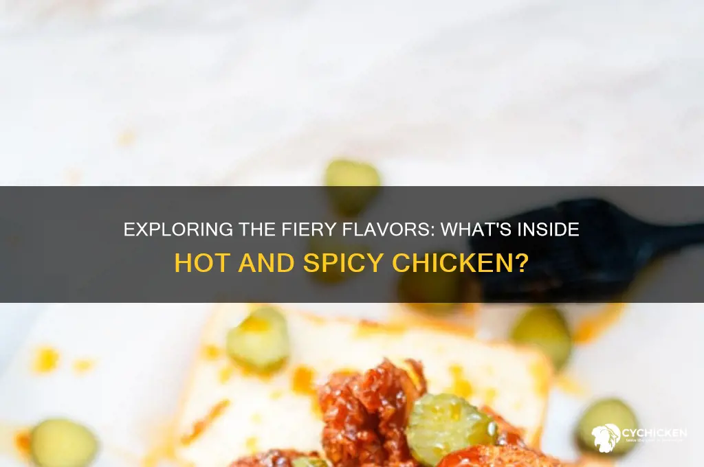 what is in hot and spicy chicken