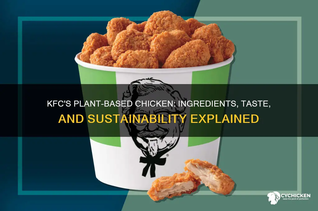 what is in kfc plant based chicken