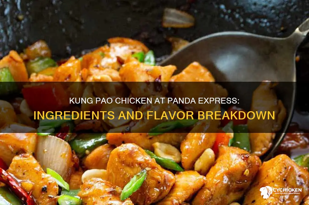 what is in kung pao chicken panda express
