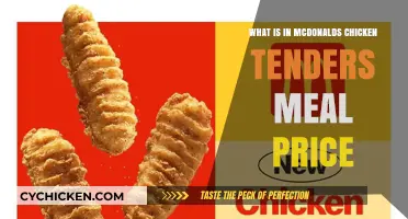 McDonald's Chicken Tenders Meal Price: What's Included and Cost Breakdown