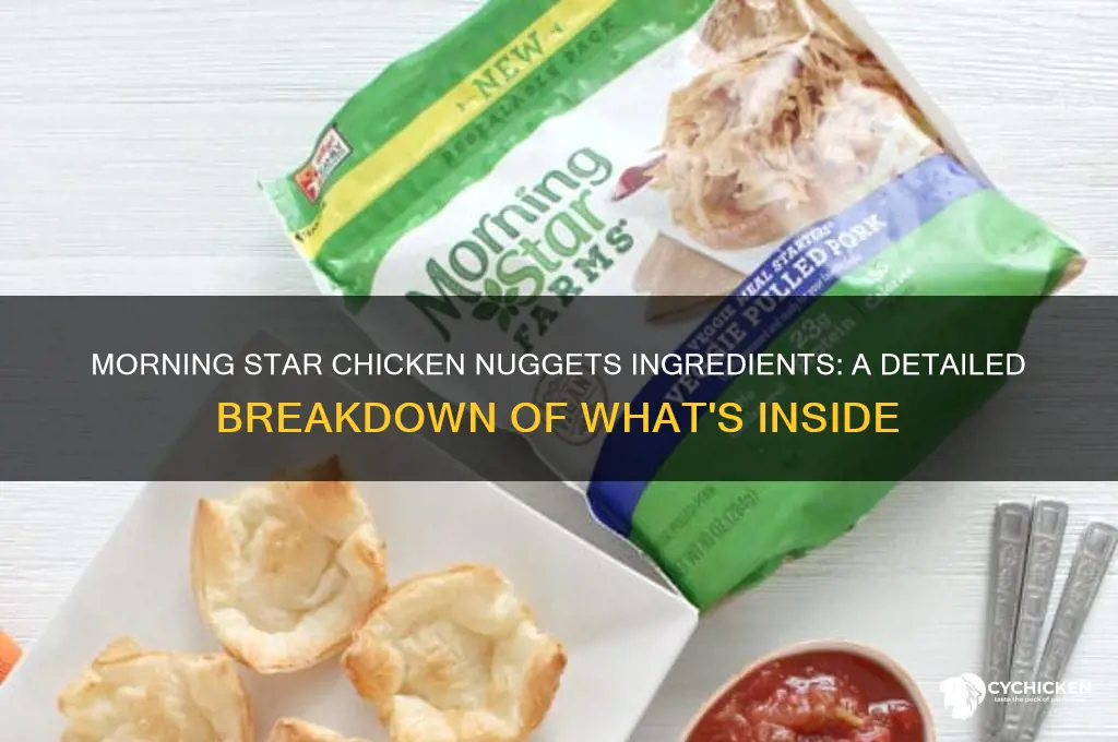 what is in morning star chicken nuggets