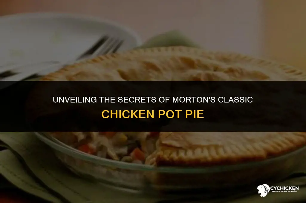 what is in morton chicken pot pie